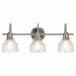 Promo 👍 Transitional Kichler Avery 3 Light Bathroom Vanity Light ✨