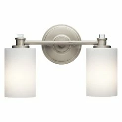 Best Sale 🔥 Transitional Kichler Joelson 45922L18 Bathroom Vanity Light 🎉