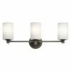 Discount 🎁 Transitional Kichler Joelson 45923L18 Bathroom Vanity Light 🎁