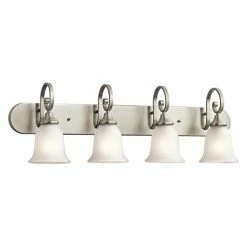 Promo 😉 Transitional Kichler Monroe 45056L18 Bathroom Vanity Light 💯