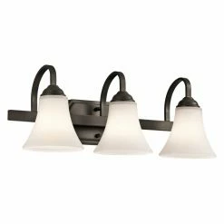 Budget 🧨 Transitional Kichler Keiran 45513L18 Bathroom Vanity Light 😀