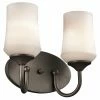 Cheap 🔔 Transitional Kichler Aubrey 45569L18 Bathroom Vanity Light 🎉 -Vaxcel Shop masterKIC6671