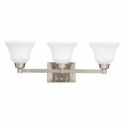 Cheapest 🎉 Transitional Kichler Langford 5390L18 Bathroom Vanity Light ❤️