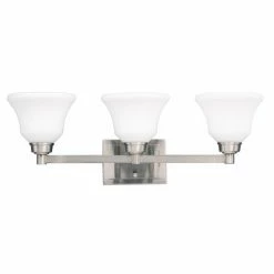 Deals 🧨 Transitional Kichler Langford 5390 3 Light Bathroom Wall Light 💯