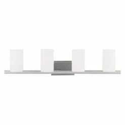 Buy 🔔 Livex Lighting Modern / Contemporary Livex Astoria 1334-91 4-Light Bath Light In Brushed Nickel 😍