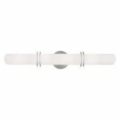 Coupon 🤩 Livex Lighting Modern / Contemporary Livex Pelham 1904-91 4-Light Bath Light In Brushed Nickel 💯