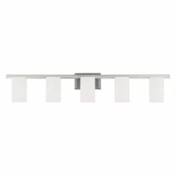 Flash Sale 🔔 Livex Lighting Modern / Contemporary Livex Astoria 1335-91 5-Light Bath Light In Brushed Nickel 🛒