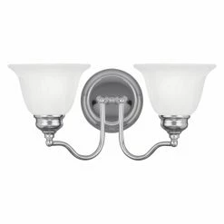 Coupon 😀 Livex Lighting Traditional Livex Essex 1352-05 2-Light Bath Light In Chrome 🧨