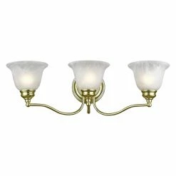 Best reviews of β¨ Livex Lighting Traditional Livex Essex 1353-02 3-Light Bath Light In Polished Brass π