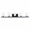 Wholesale 🛒 Livex Lighting Transitional Livex Ridgedale 6485-04 5-Light Bath Light In Black 😀