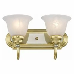 Outlet 🛒 Livex Lighting Traditional Livex Belmont 1002 Bathroom Vanity Light 👏