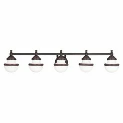 Best Sale ✔️ Livex Lighting Rustic / Southwestern Livex Oldwick 5715 Bathroom Vanity Light 🥰