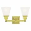 Cheap 🌟 Traditional Livex Lighting Mission 1032 2 Light Bathroom Vanity Light 🌟 -Vaxcel Shop masterLXL2645