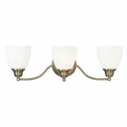 Top 10 ✔️ Traditional Livex Lighting Somerville 13673 3 Light Bathroom Vanity Light ⌛