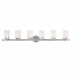 Best reviews of ✨ Modern / Contemporary Livex Lighting Manhattan 15456 6 Light Bathroom Vanity Light 🛒