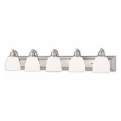 Flash Sale 🥰 Transitional Livex Lighting Springfield 10505-91 Bathroom Vanity Light 👏