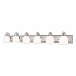 Best Pirce ⭐ Bathroom Vanity Lights Livex Lighting Springfield 10506-91 Bathroom Vanity Light 💯