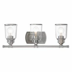 Deals 𧨠Transitional Livex Lighting Lawrenceville 3 Light Bathroom Vanity Light π§¨