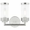 Outlet ⌛ Transitional Livex Lighting Hillcrest 2 Light Bathroom Vanity Light ✨ -Vaxcel Shop masterLXL3373