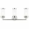 New ✔️ Transitional Livex Lighting Hillcrest 3 Light Bathroom Vanity Light 🔔 -Vaxcel Shop masterLXL3374