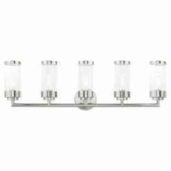 Best deal π Transitional Livex Lighting Hillcrest 5 Light Bathroom Vanity Light π