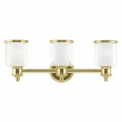 Budget 🔥 Traditional Livex Lighting Middlebush 3 Light Bathroom Vanity Light 🎁