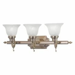 Promo 🎁 Livex Lighting Traditional Livex French Regency 1283-01 Bath Vanity - 25W In. - Antique Brass 👍