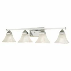 Promo ⭐ Modern / Contemporary Minka Lavery Conspire 4784-77 4 Light Bathroom Vanity Light 😀