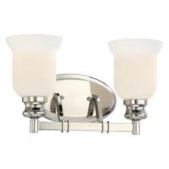 Best Sale 🎁 Transitional Minka Lavery Audreys Point 3292-613 Bathroom Vanity Light ⭐