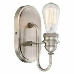 Discount ✔️ Industrial Minka Lavery Uptown Edison 3451-84B Bathroom Vanity Light 🌟