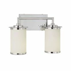 New 😍 Modern / Contemporary Minka Lavery Glass Note 3722-77-PL Bathroom Vanity Light 🧨