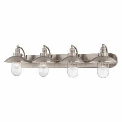 Hot Sale 🧨 Industrial Minka Lavery Downtown Edison 5134-84 Bathroom Vanity Light 😀
