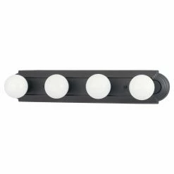 Best Sale 😍 Transitional Nuvo 60 Racetrack 4 Light Bathroom Vanity Light 🥰