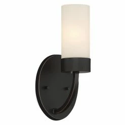 New 🥰 Transitional Nuvo Denver 1 Light Bathroom Vanity Light 🤩