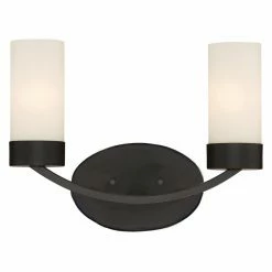Best Pirce ⌛ Transitional Nuvo Denver 2 Light Bathroom Vanity Light 👏