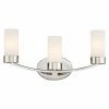 Brand new 😀 Transitional Nuvo Denver 3 Light Bathroom Vanity Light ⌛ -Vaxcel Shop masterNVO1575