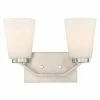 Cheap ⌛ Transitional Nuvo Nome 2 Light Bathroom Vanity Light 🔔 -Vaxcel Shop masterNVO1597