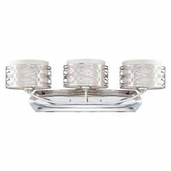 Buy 👍 Modern / Contemporary Nuvo Harlow 60/4623 3-Light Vanity - 31W In. - Polished Nickel 🤩