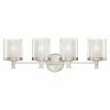 Top 10 🤩 Transitional Nuvo Decker 60/4644 4-Light Vanity - 29.75W In. - Brushed Nickel ⭐ -Vaxcel Shop masterNVO287