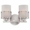 Budget π Transitional Nuvo Fusion 60/4682 2-Light Vanity - 12W In. - Brushed Nickel β€οΈ 1 Budget π Transitional Nuvo Fusion 60/4682 2-Light Vanity - 12W In. - Brushed Nickel β€οΈ -Vaxcel Shop masterNVO297