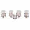 Cheap 🔔 Transitional Nuvo Fusion 60/4684 4-Light Vanity - 27W In. - Brushed Nickel ⭐ -Vaxcel Shop masterNVO299