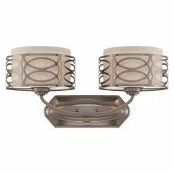 Top 10 🔔 Modern / Contemporary Nuvo Harlow 60/4722 2-Light Vanity - 20.625W In. - Hazel Bronze 🔥
