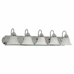 Best Sale 🥰 Traditional Nuvo 60 Ballerina 5 Light Bathroom Vanity Light ⌛