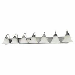 Best Pirce ✨ Traditional Nuvo 60 Ballerina 7 Light Bathroom Vanity Light 🔥
