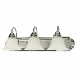 Cheapest ⌛ Traditional Nuvo Ballerina 3 Light Bathroom Vanity Light 🧨