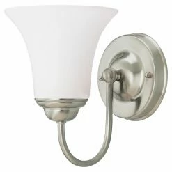 Best reviews of 💯 Transitional Nuvo 60/18 Dupont 1 Light Bathroom Vanity Light ✔️