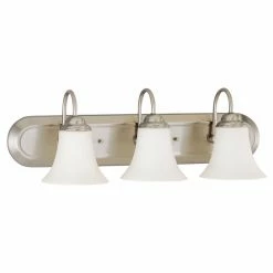 Best Sale ✔️ Transitional Nuvo 60/1 Dupont 3 Light Bathroom Vanity Light 👏