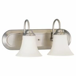 Wholesale 🤩 Transitional Nuvo 60/18 Dupont 2 Light Bathroom Vanity Light 🛒