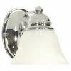 New 💯 Traditional Nuvo 60 Empire 1 Light Bathroom Vanity Light 🎉 -Vaxcel Shop masterNVO731