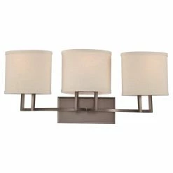 Top 10 😀 Modern / Contemporary Nuvo 60/4 Gemini 3 Light Bathroom Vanity Light 💯